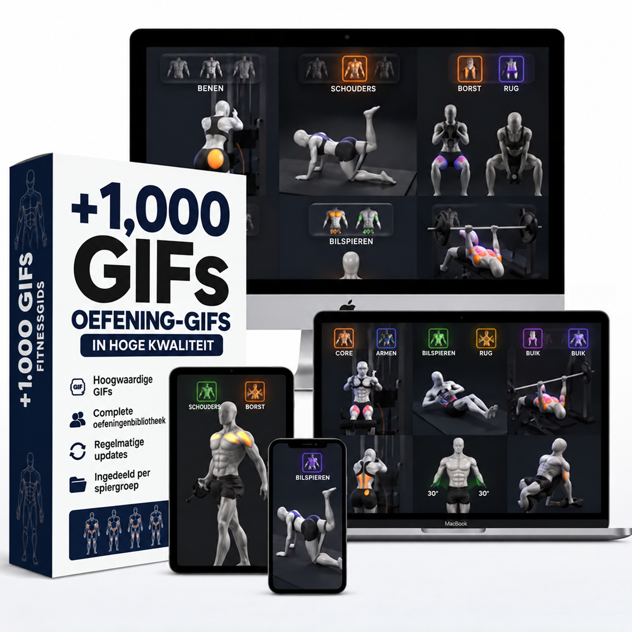 FitGifs - Meer dan 1.000 oefening-GIF’s